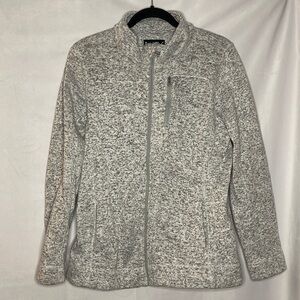 MARC NY GREY ZIP UP JACKET (L)